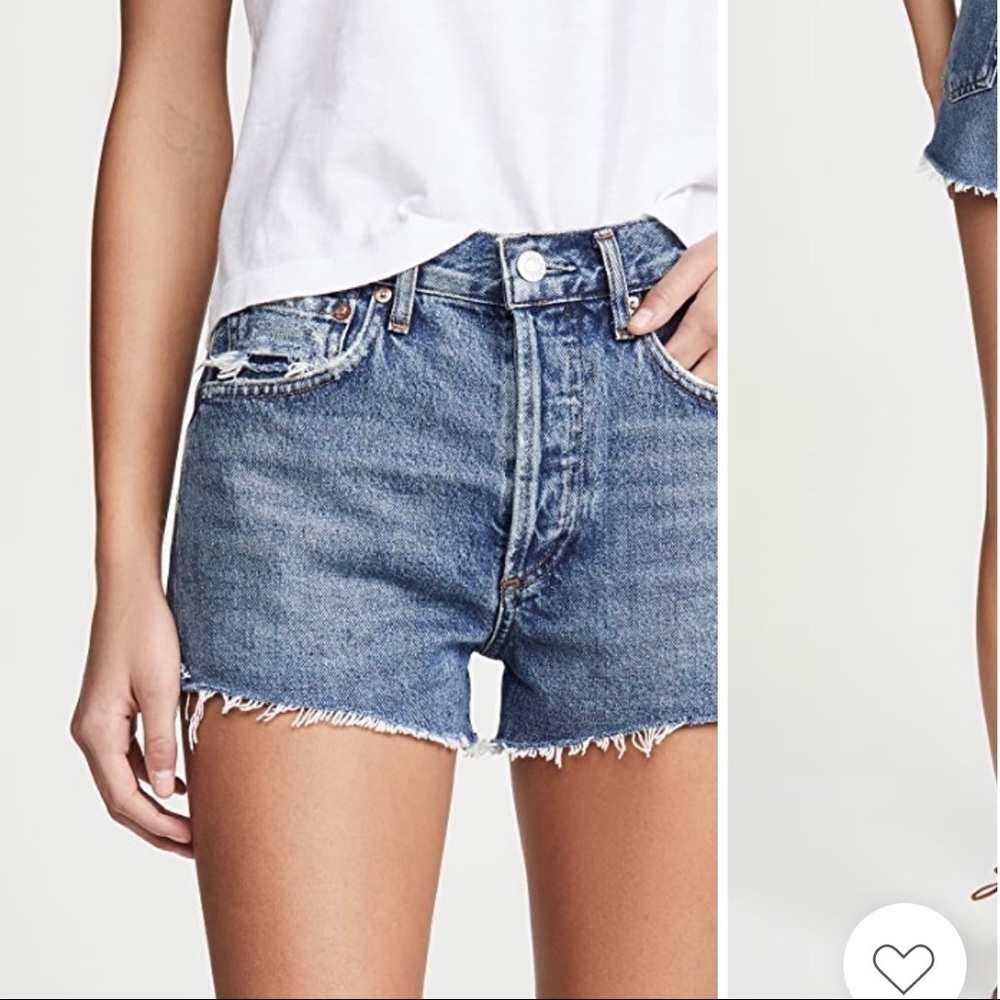 Agolde Parker cutoff shorts